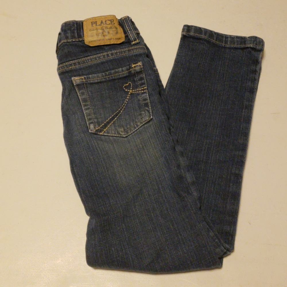 Girls Children's Place skinny stretch jeans 6x 7